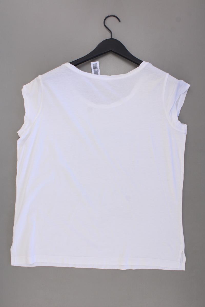 s.Oliver Printshirt Gr. 42 Kurzarm weiß