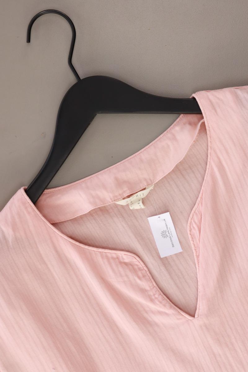 Esprit Kurzarmbluse Gr. S rosa aus Baumwolle