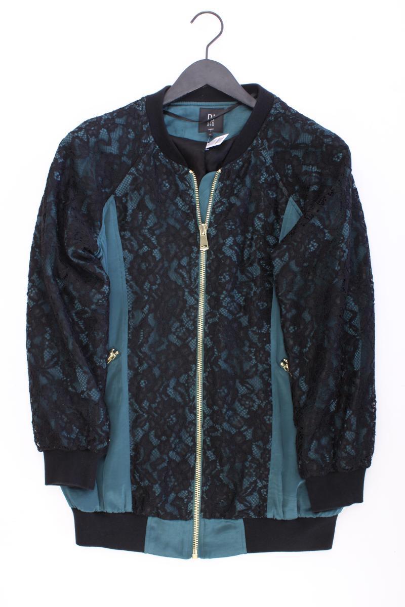 River Island Bomberjacke Gr. 38 blau aus Viskose