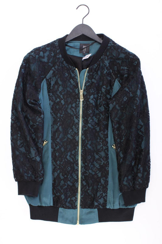 River Island Bomberjacke Gr. 38 blau aus Viskose