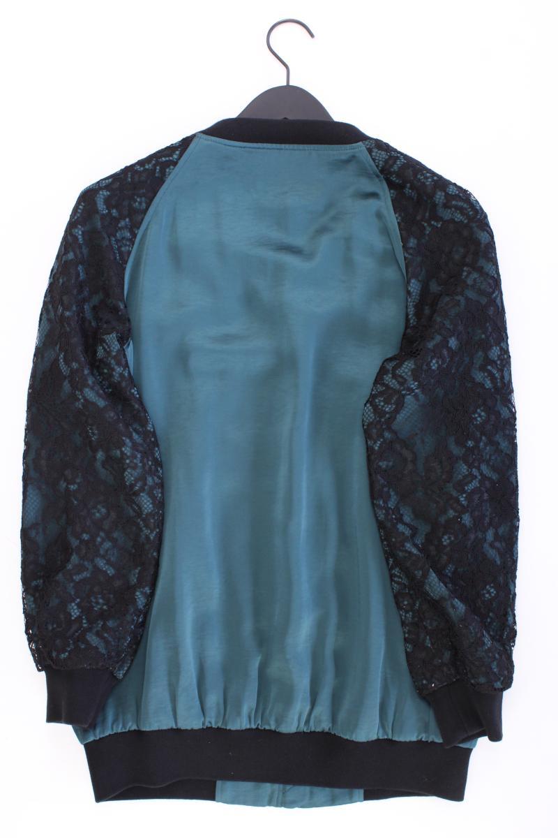 River Island Bomberjacke Gr. 38 blau aus Viskose
