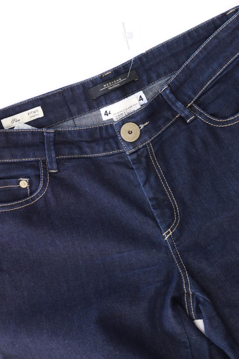 Weekend Max Mara Straight Jeans Gr. 40 blau aus Baumwolle