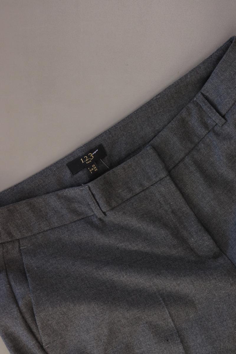 1.2.3 Paris Anzughose Gr. 38 grau aus Polyester
