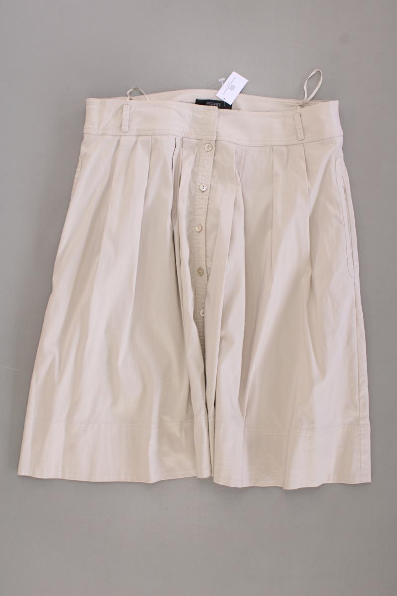 Esprit Collection Rock Gr. 36 creme aus Baumwolle