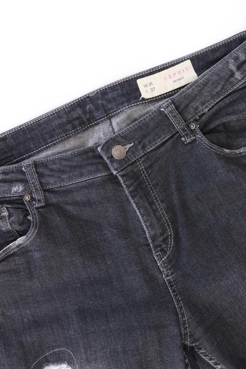 Esprit Straight Jeans Gr. W31/L27 grau aus Baumwolle