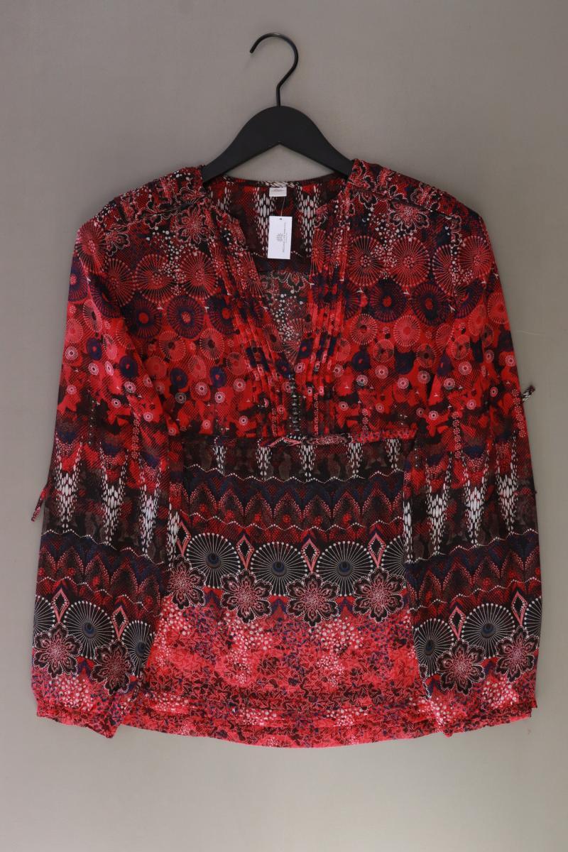 s.Oliver Langarmbluse Gr. 38 rot aus Polyester