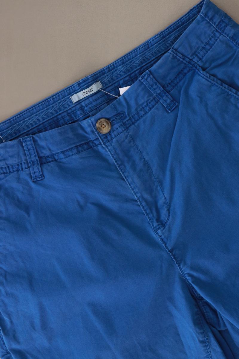 Esprit Chinohose Gr. 34/L30 blau aus Baumwolle
