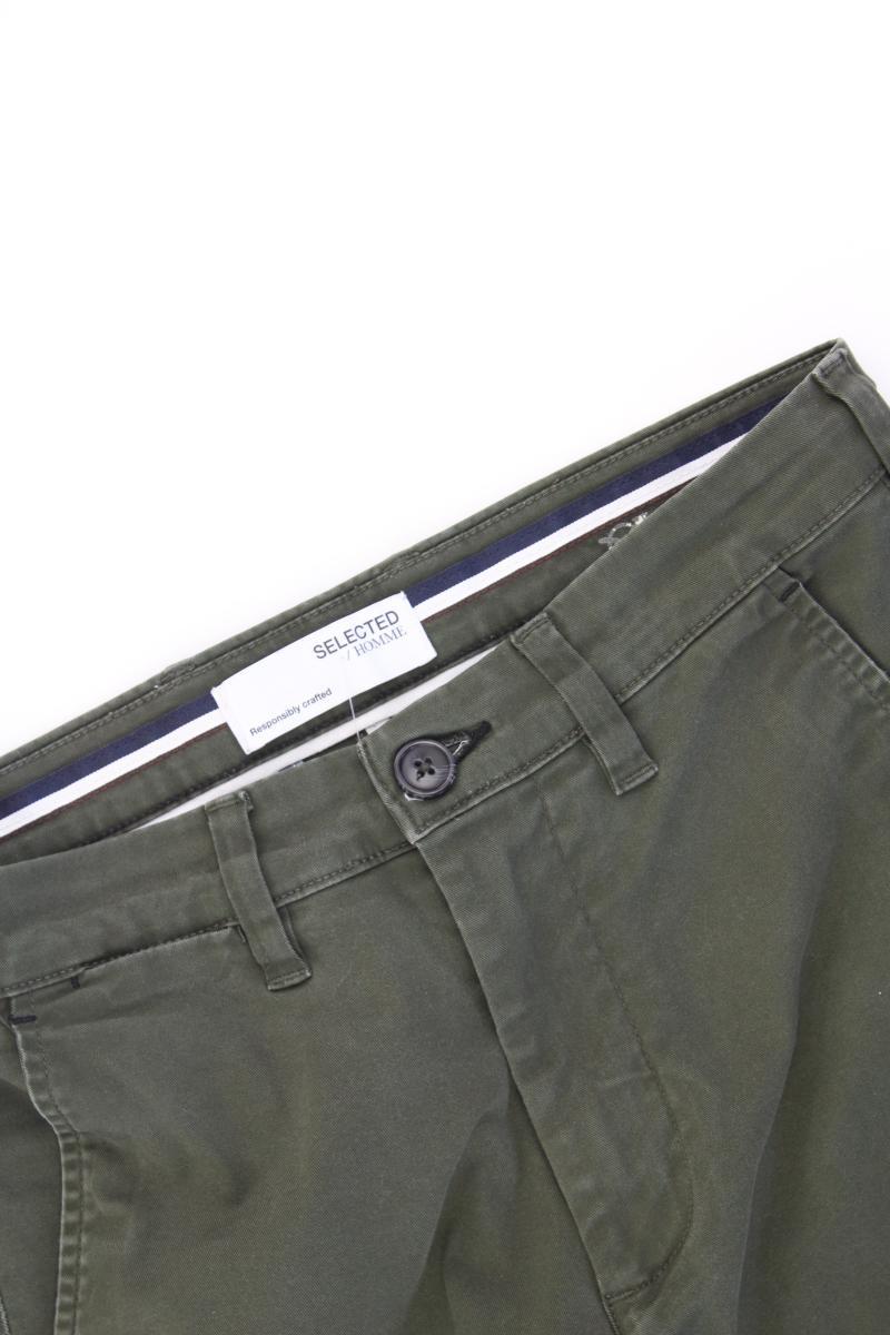 Selected Homme Chinohose für Herren Gr. W29/L32 olivgrün aus Baumwolle
