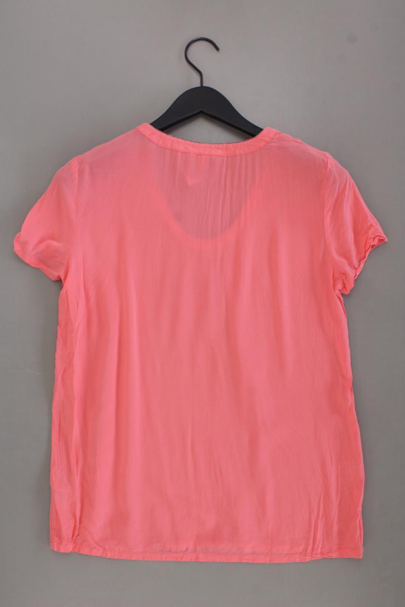 Esprit Kurzarmbluse Gr. 38 rosa aus Viskose