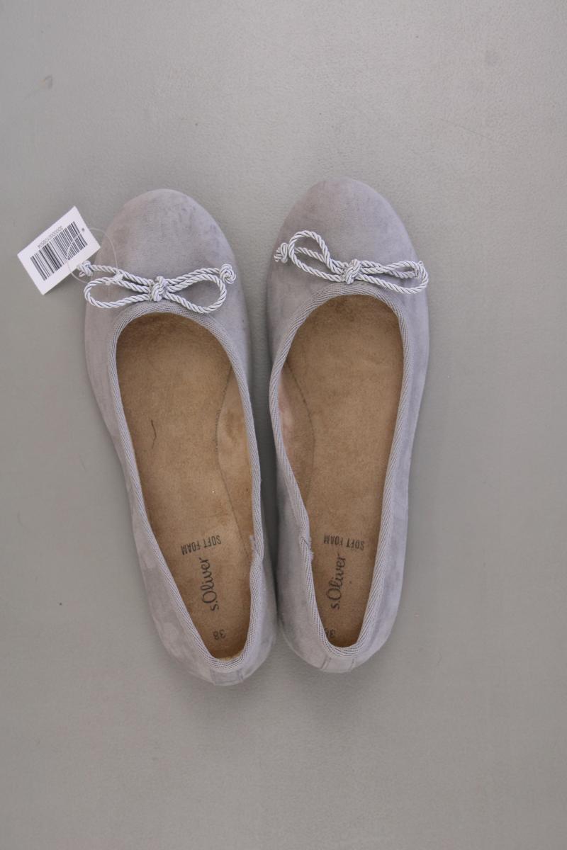 s.Oliver Ballerinas Gr. 38 neuwertig grau