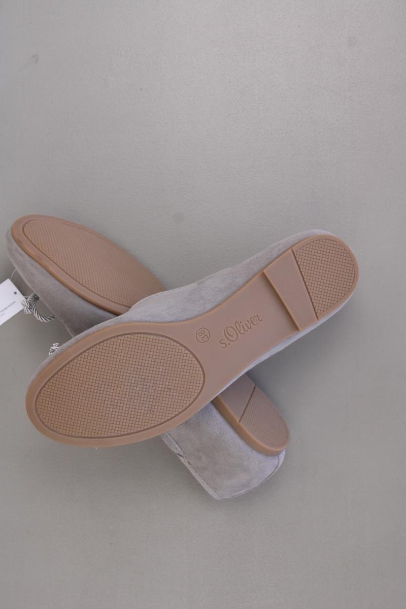 s.Oliver Ballerinas Gr. 38 neuwertig grau