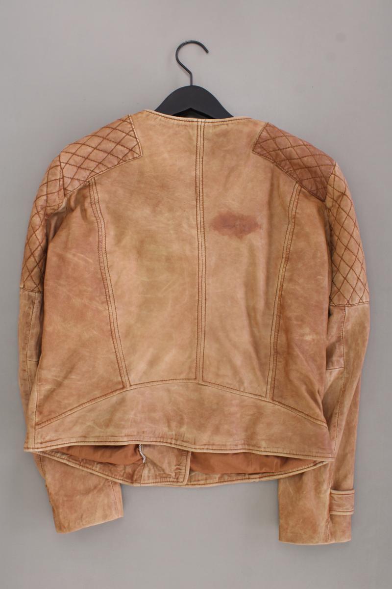 Esprit Lederjacke Gr. 42 braun