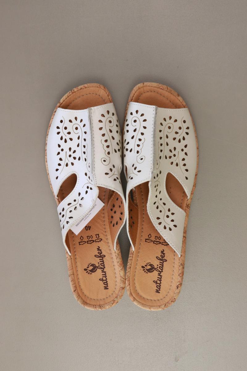 Waldläufer Sandalen Gr. 40 neuwertig weiß aus Leder
