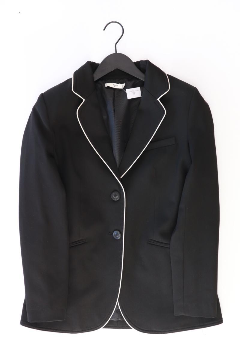 Mango Longblazer Gr. 40 schwarz aus Polyester