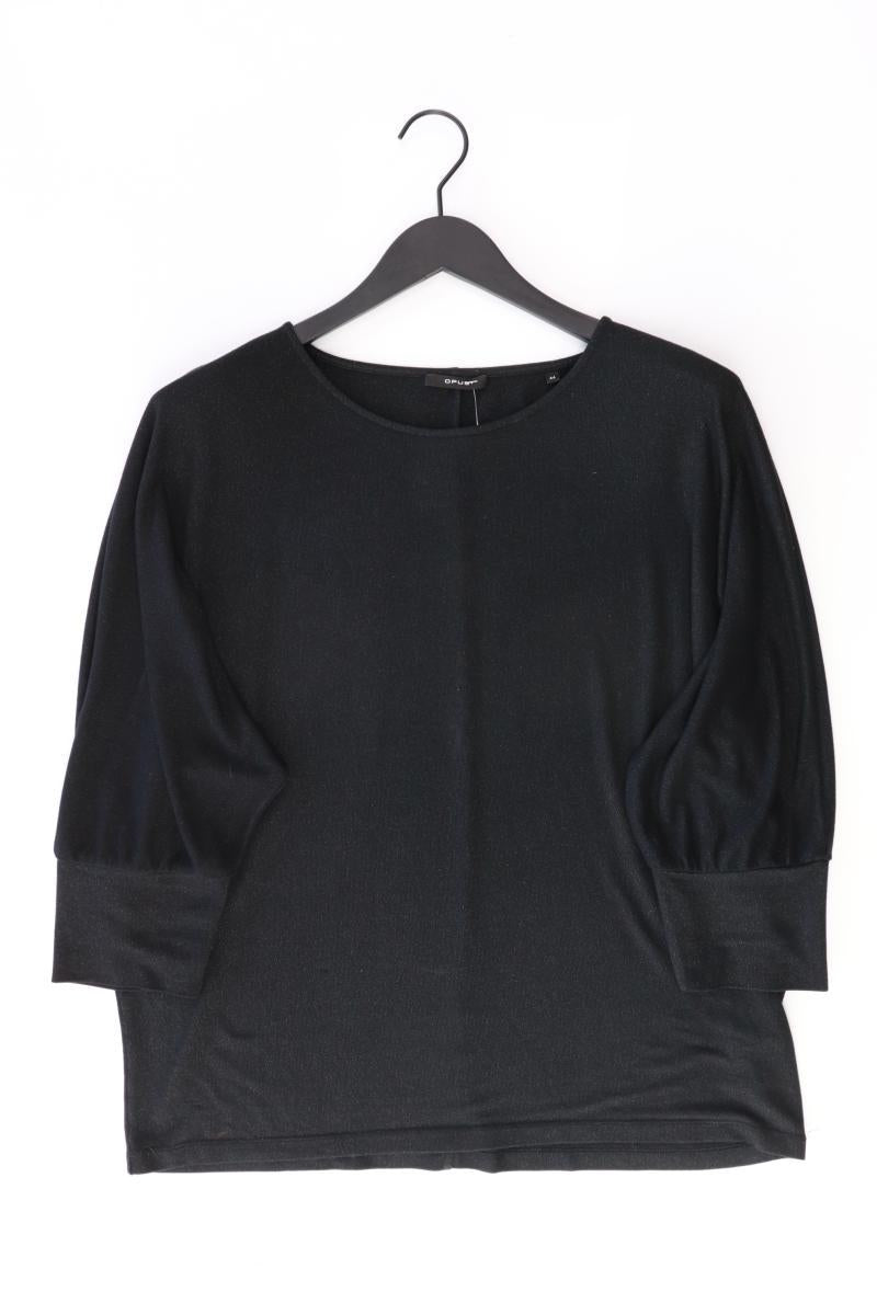 Opus Oversize-Shirt Gr. 44 3/4 Ärmel mit Glitzer schwarz aus Viskose