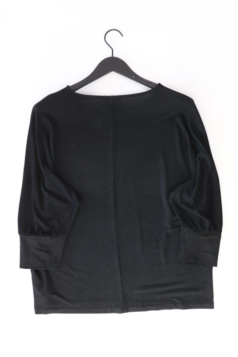 Opus Oversize-Shirt Gr. 44 3/4 Ärmel mit Glitzer schwarz aus Viskose