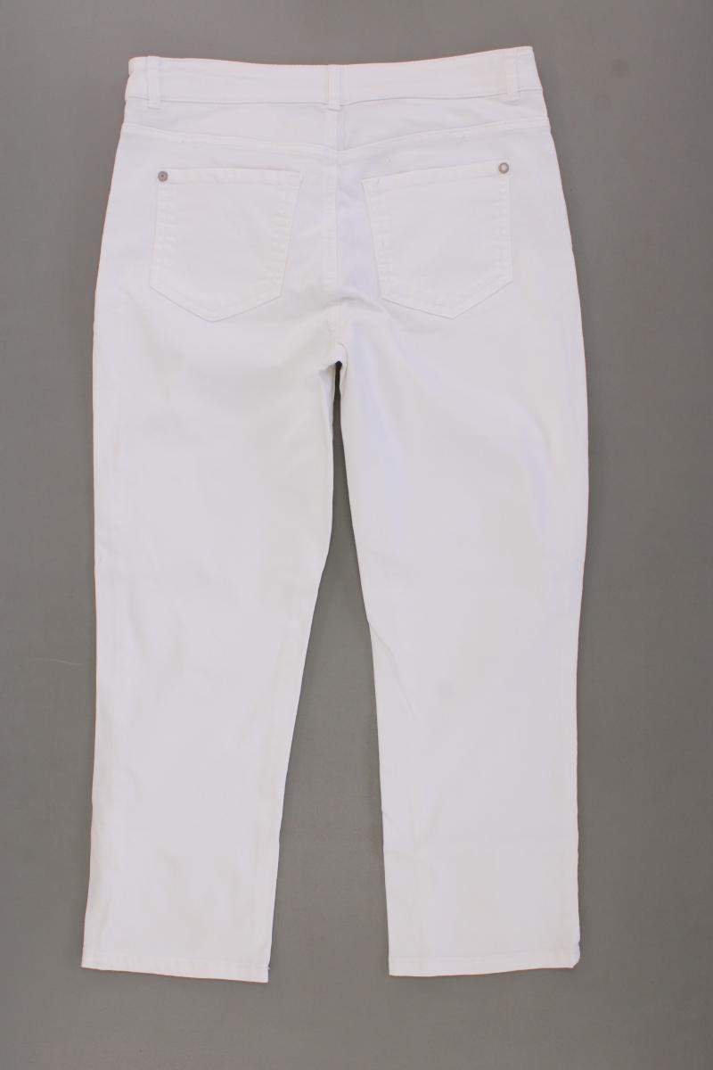 Christian Berg 7/8 Hose Gr. 36 weiß aus Baumwolle
