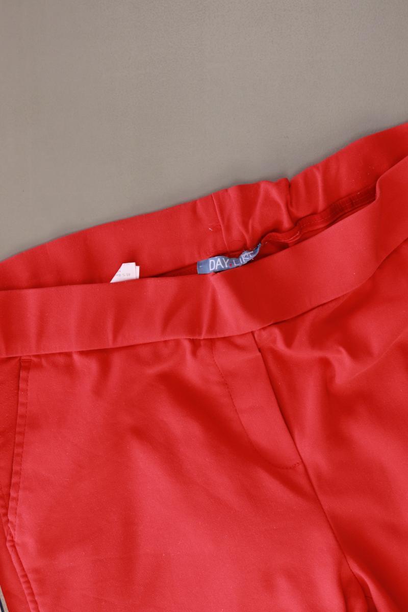 DAY.LIKE Stoffhose Gr. Kurzgröße 21 rot aus Baumwolle