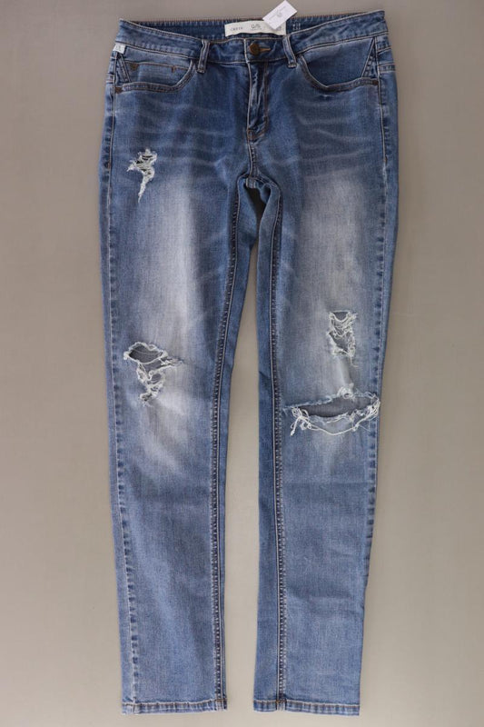 QS by s.Oliver Straight Jeans Gr. 38/L32 blau aus Baumwolle