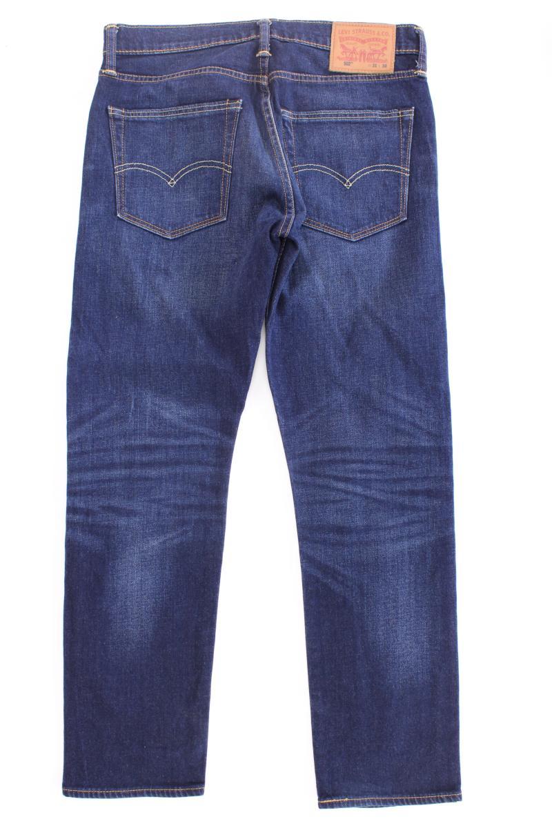 Levi's Straight Jeans für Herren Gr. W31/L30 blau aus Baumwolle