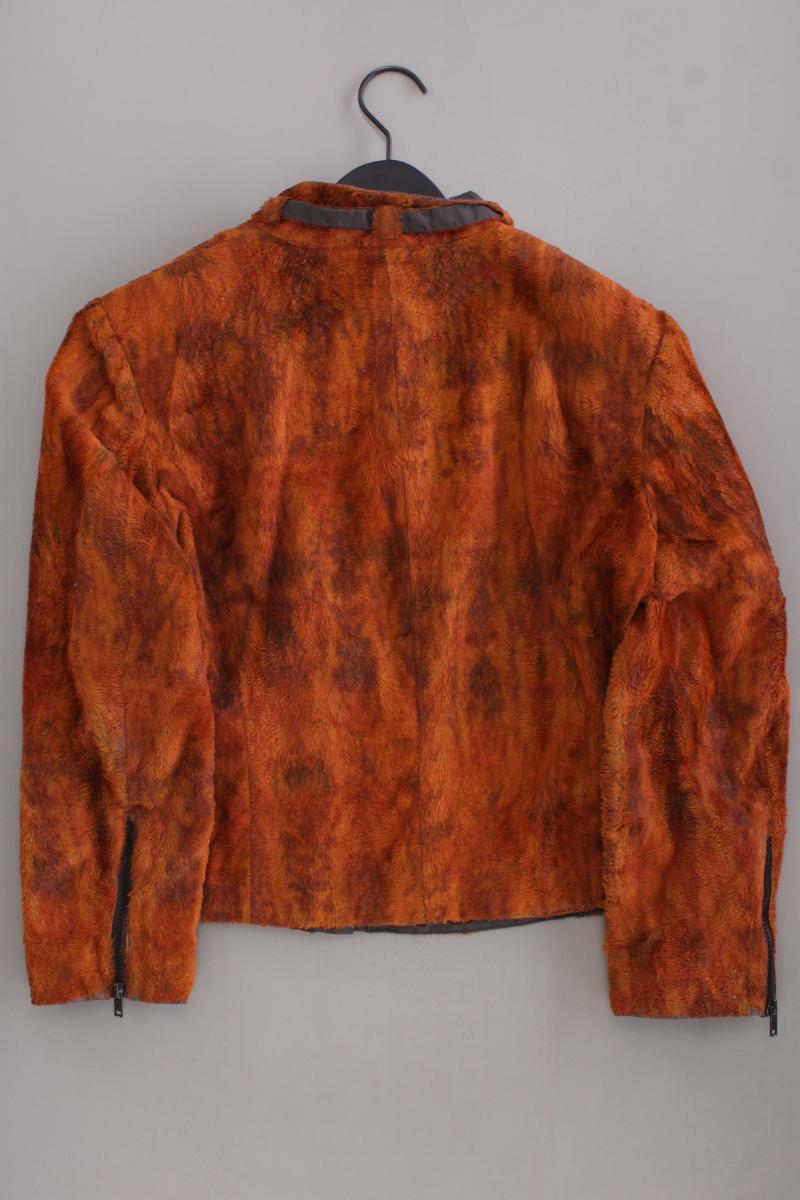 Viventy Bernd Berger Kunstfelljacke Gr. 40 orange aus Baumwolle