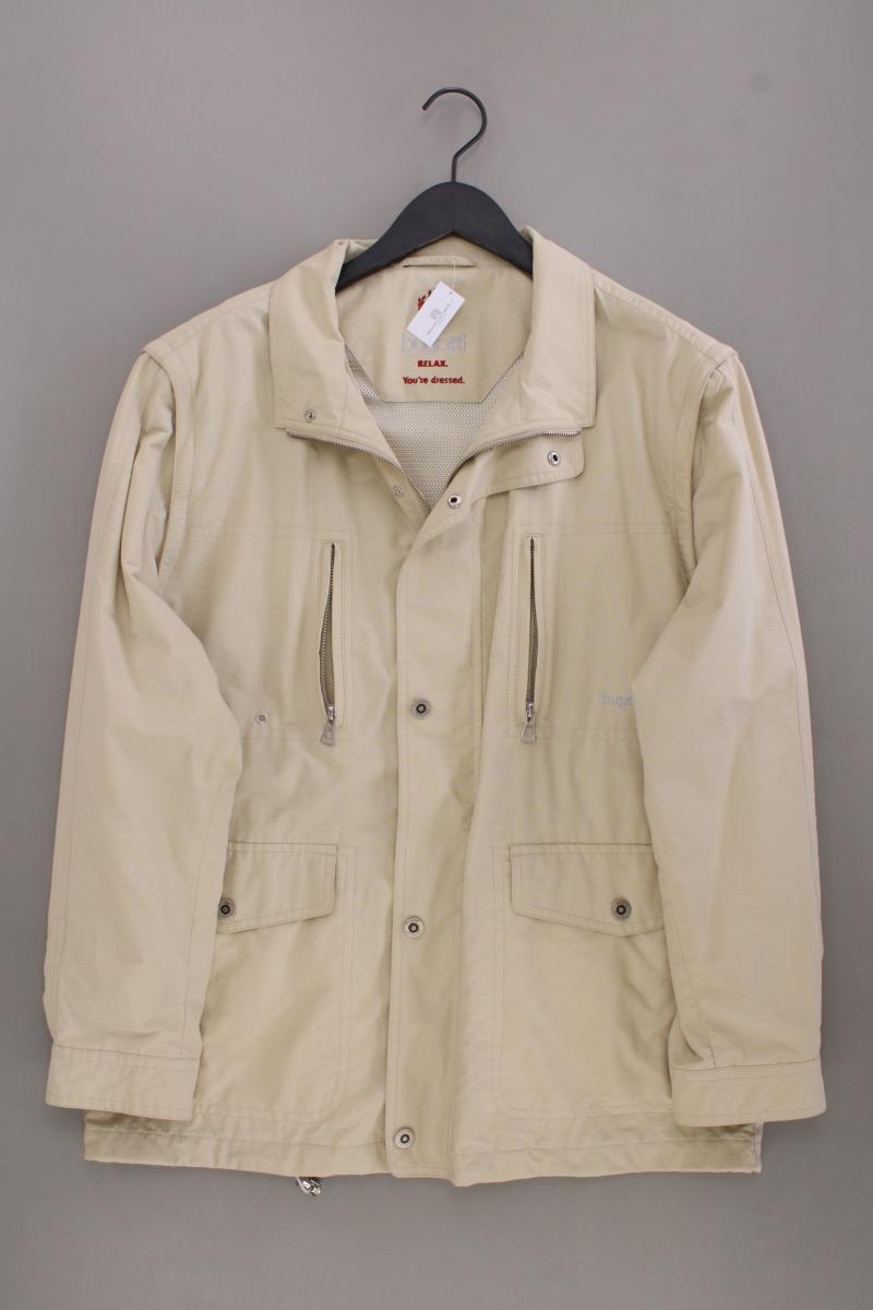 Bugatti Übergangsjacke für Herren Gr. 48 Vintage creme aus Baumwolle