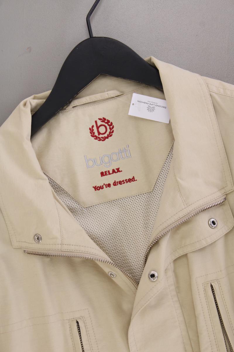 Bugatti Übergangsjacke für Herren Gr. 48 Vintage creme aus Baumwolle