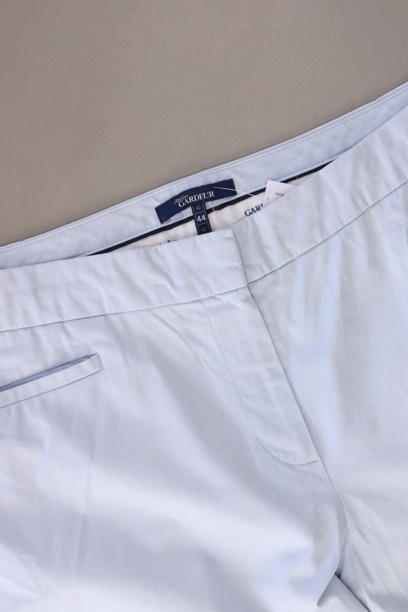 Atelier Gardeur Stoffhose Gr. 44 blau aus Baumwolle