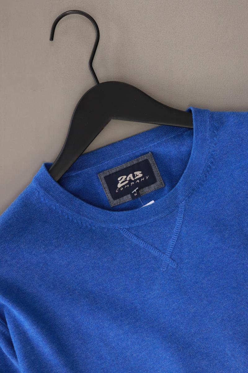 Zab Feinstrickpullover für Herren Gr. M Vintage blau