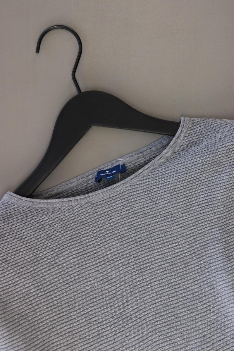 Tom Tailor Feinstrickpullover Gr. XS grau aus Baumwolle