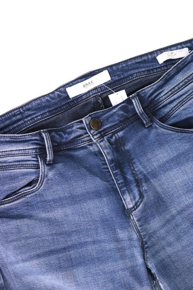 Brax 7/8 Jeans Gr. Kurzgröße 38 blau aus Baumwolle