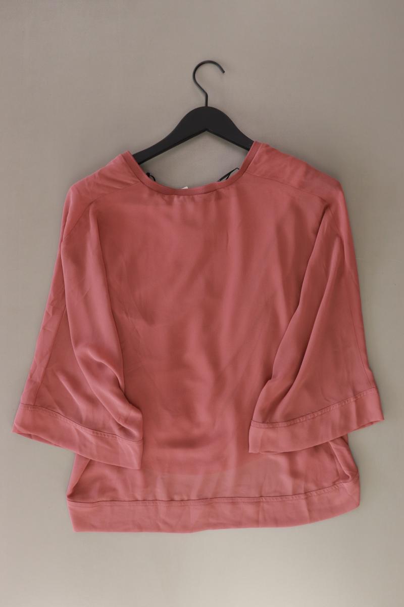 Zara Chiffonbluse Gr. M neu mit Etikett 3/4 Ärmel rosa aus Polyester
