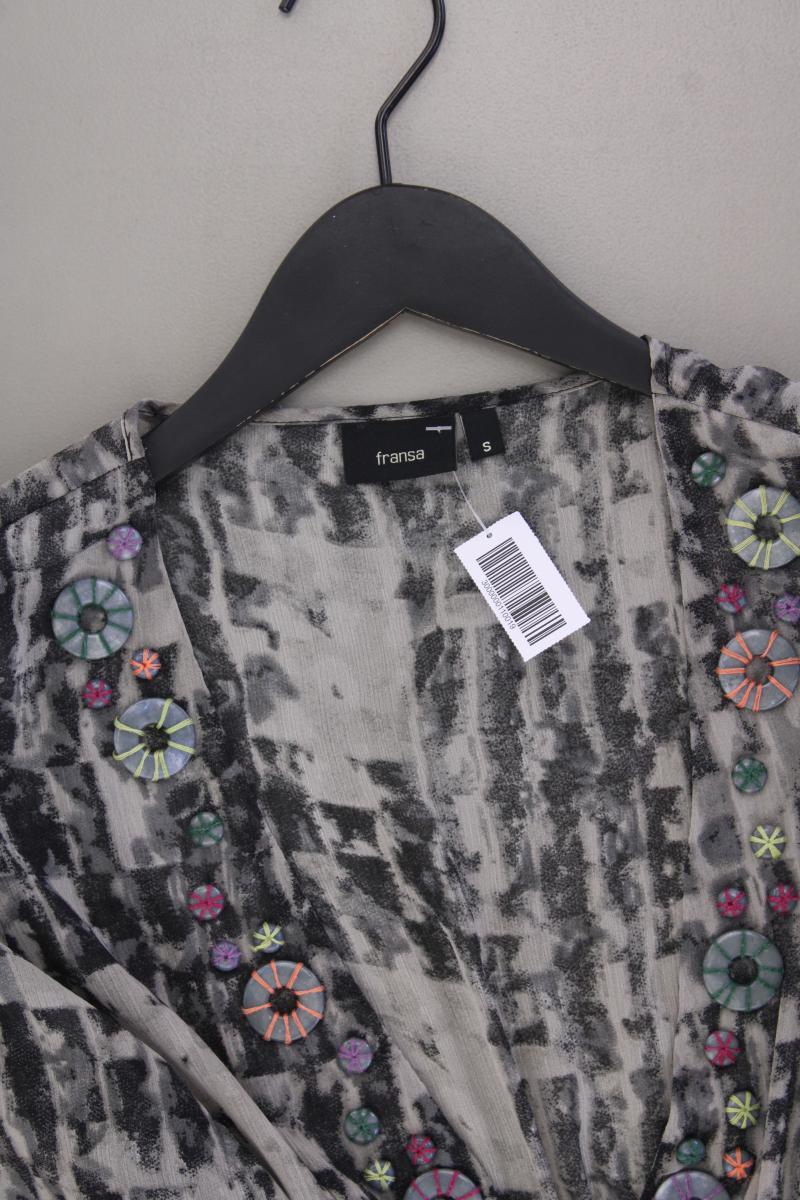 Fransa Longbluse Gr. S 3/4 Ärmel grau