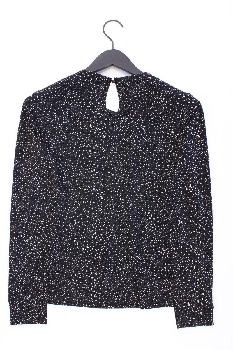 Adrianna Papell Longsleeve-Shirt Gr. S gepunktet neuwertig Langarm schwarz