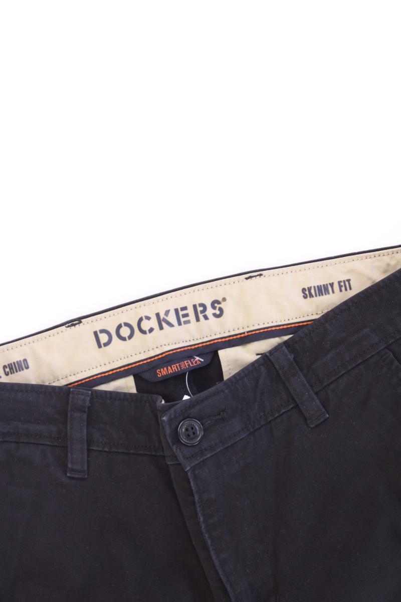 Dockers Hose für Herren Gr. W30/L32 schwarz aus Baumwolle
