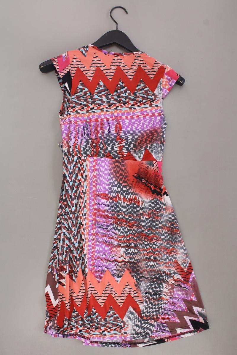 Sweet Miss Kleid Gr. S geometrisches Muster Kurzarm mehrfarbig aus Viskose