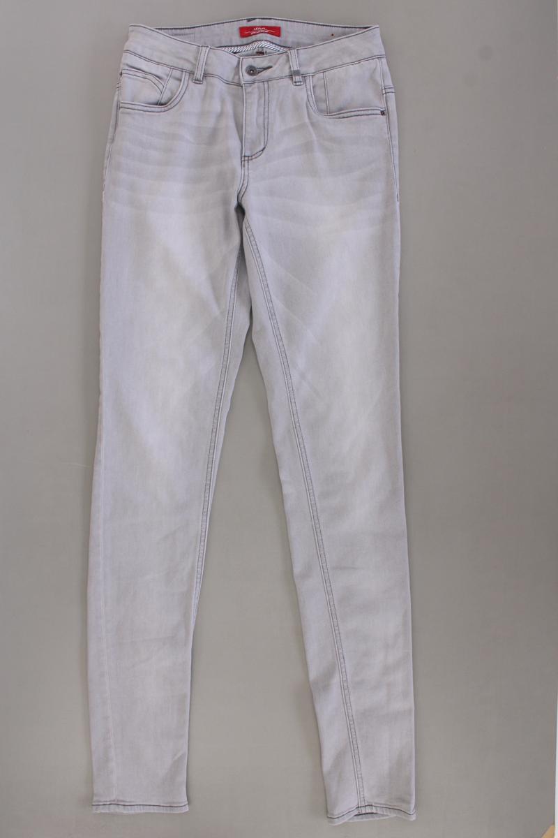 s.Oliver Skinny Jeans Gr. 36 grau aus Baumwolle