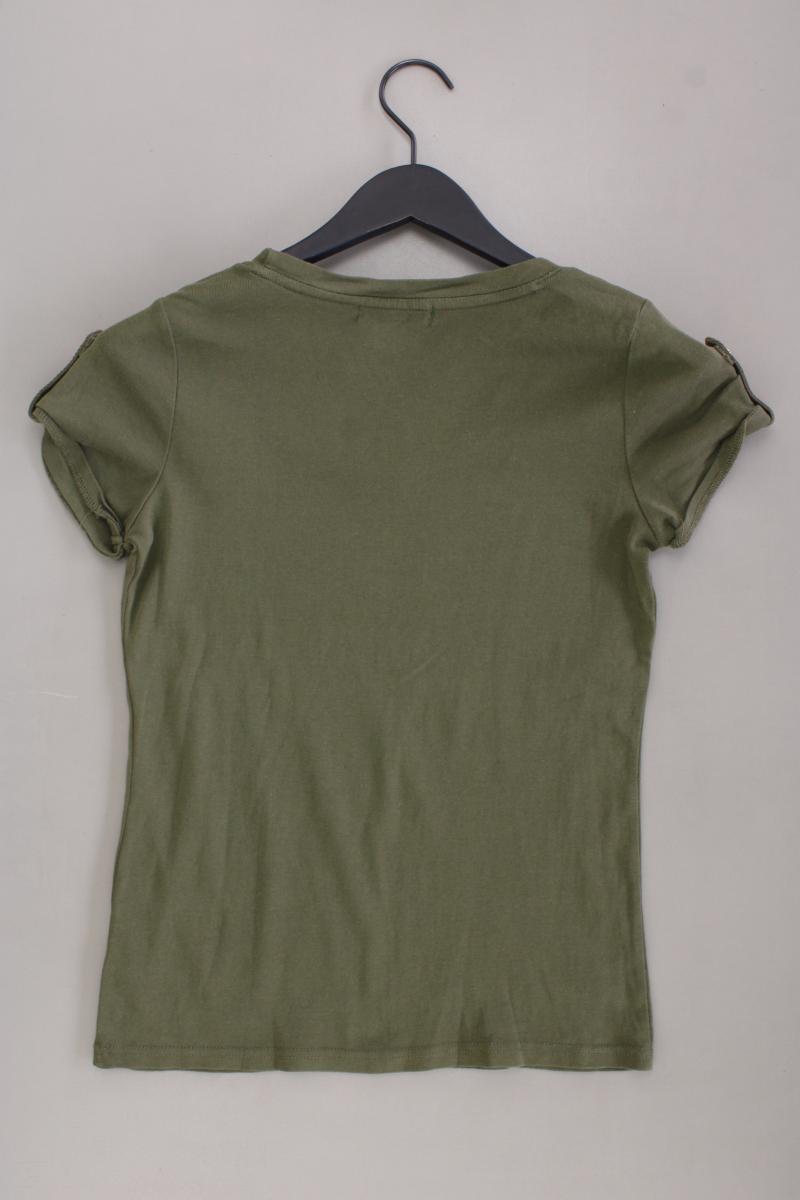 LAUREN Ralph Lauren T-Shirt Gr. S Kurzarm olivgrün aus Baumwolle