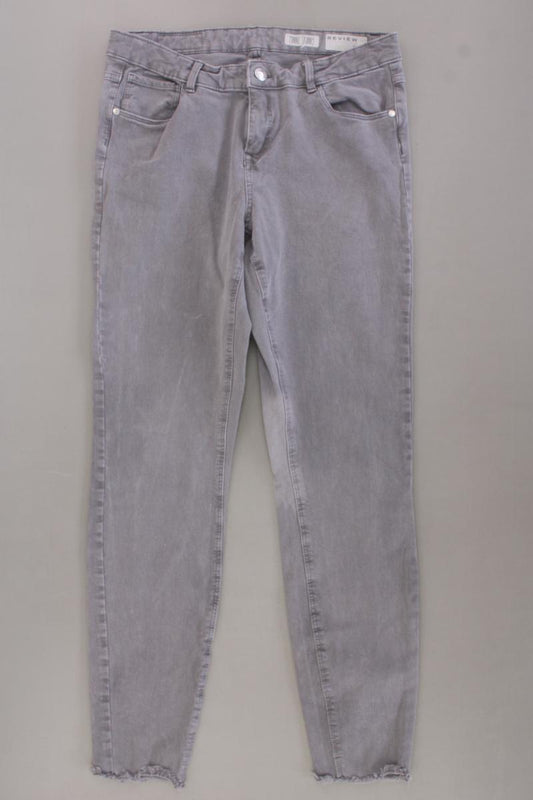 Review Skinny Jeans Gr. W31 grau aus Baumwolle