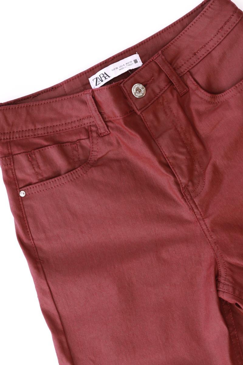 Zara Hose Gr. 36 rot
