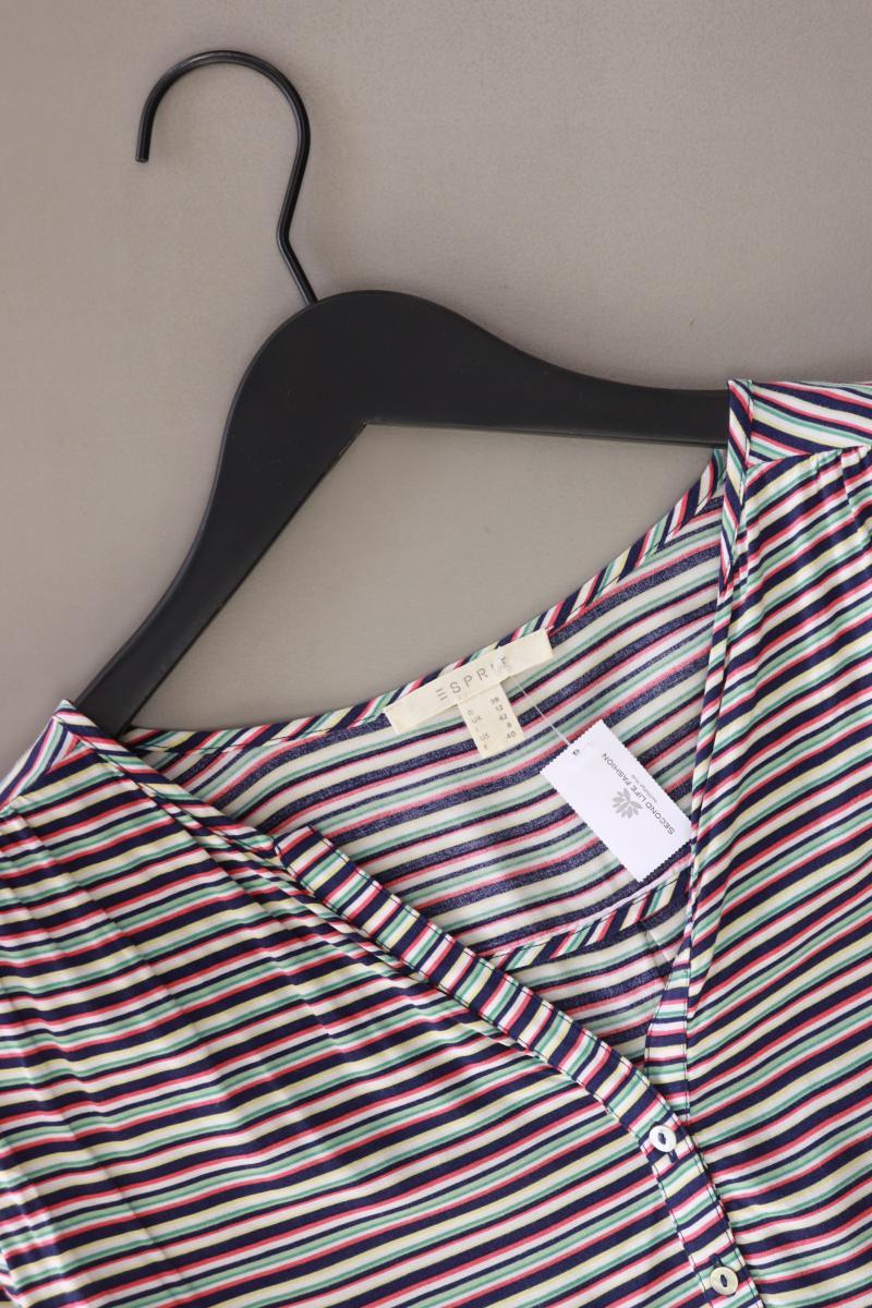 Esprit Langarmbluse Gr. 38 gestreift mehrfarbig aus Viskose