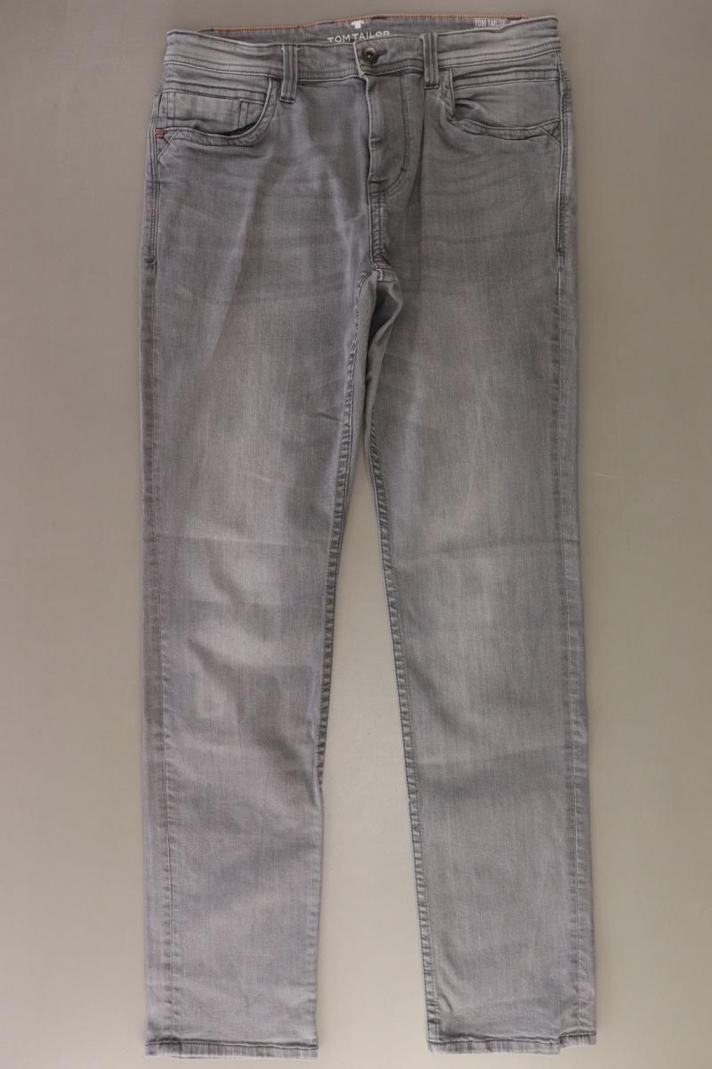 Tom Tailor Straight Jeans für Herren Gr. W32/L34 Modell Josh grau aus Baumwolle