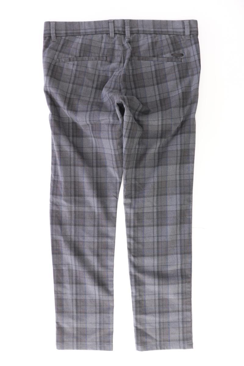 edc by Esprit Hose für Herren Gr. W32/L32 kariert grau aus Baumwolle