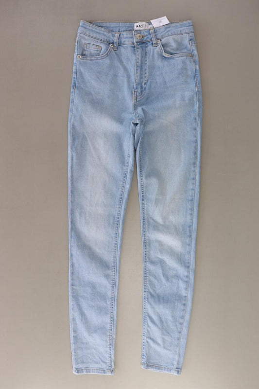 NA-KD Skinny Jeans Gr. 36 blau aus Baumwolle