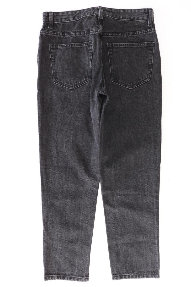 Zara Straight Jeans Gr. 38 schwarz aus Baumwolle