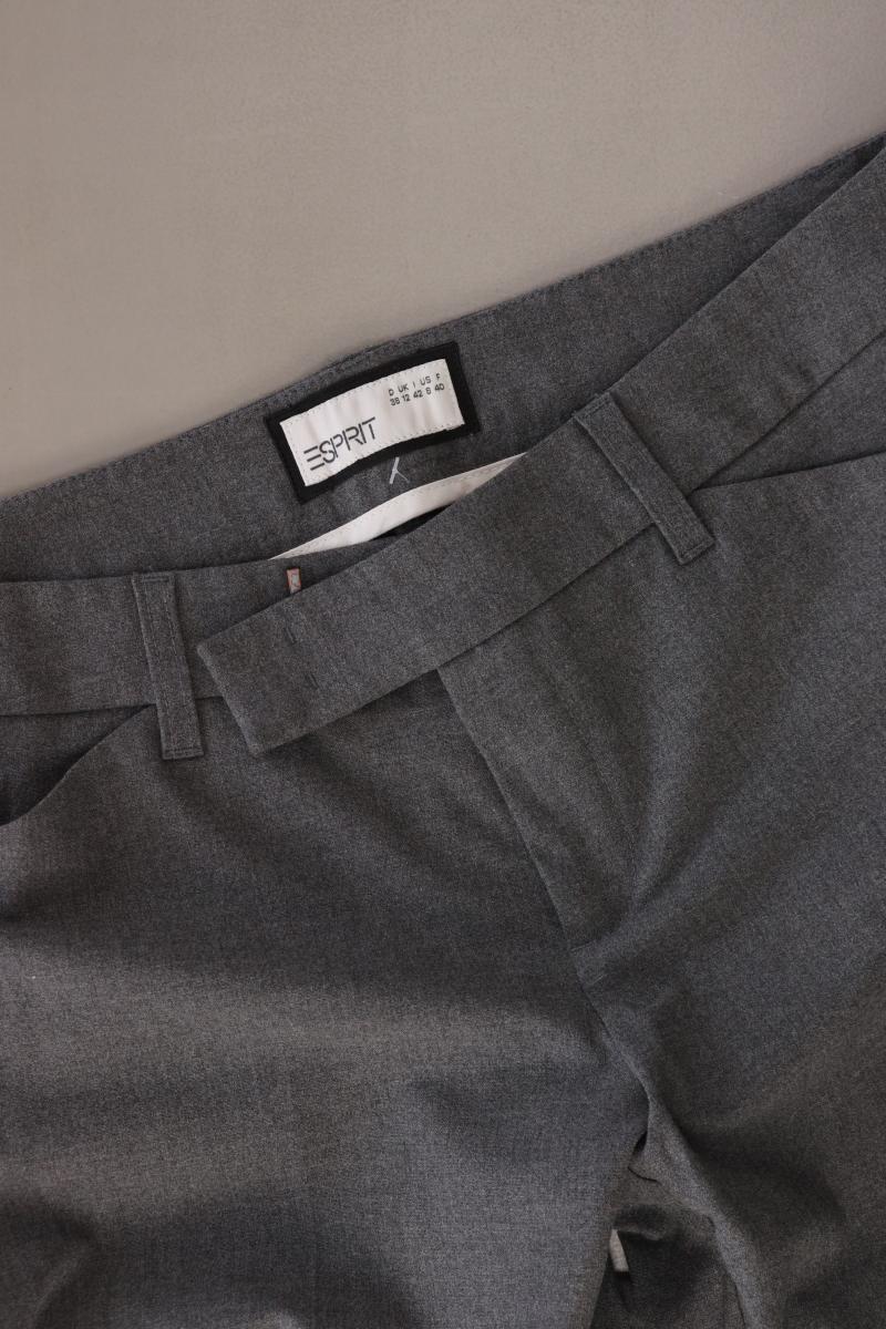 Esprit Anzughose Gr. 38 grau aus Polyester