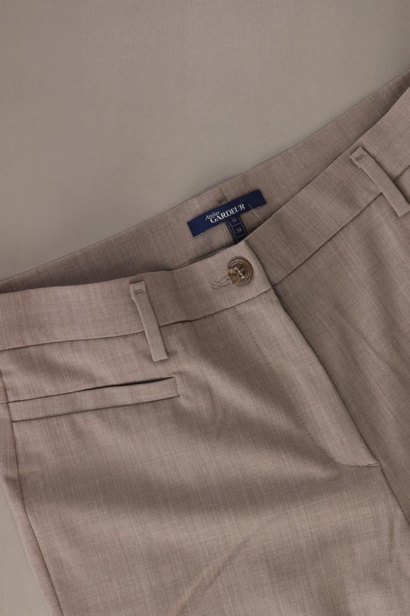 Atelier Gardeur Anzughose Gr. 38 braun aus Polyester
