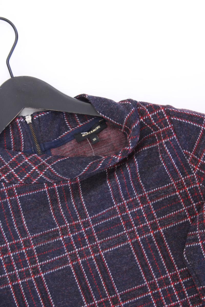 More&More Feinstrickpullover Gr. 36 kariert rot aus Viskose