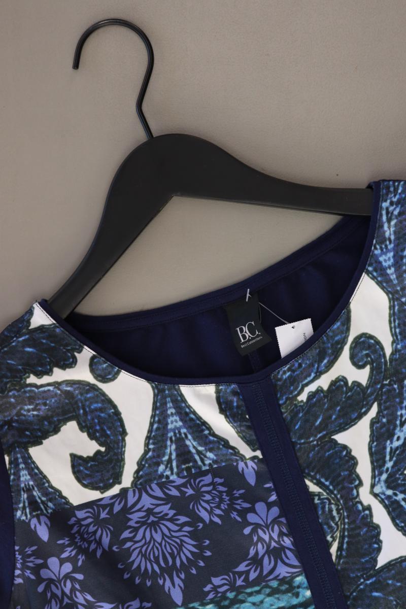 Best Connections Kurzarmbluse Gr. 40 blau aus Polyester