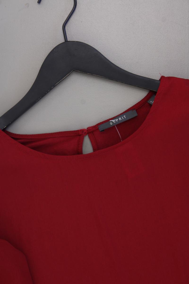 Esprit Classic Bluse Gr. S 3/4 Ärmel rot aus Polyester